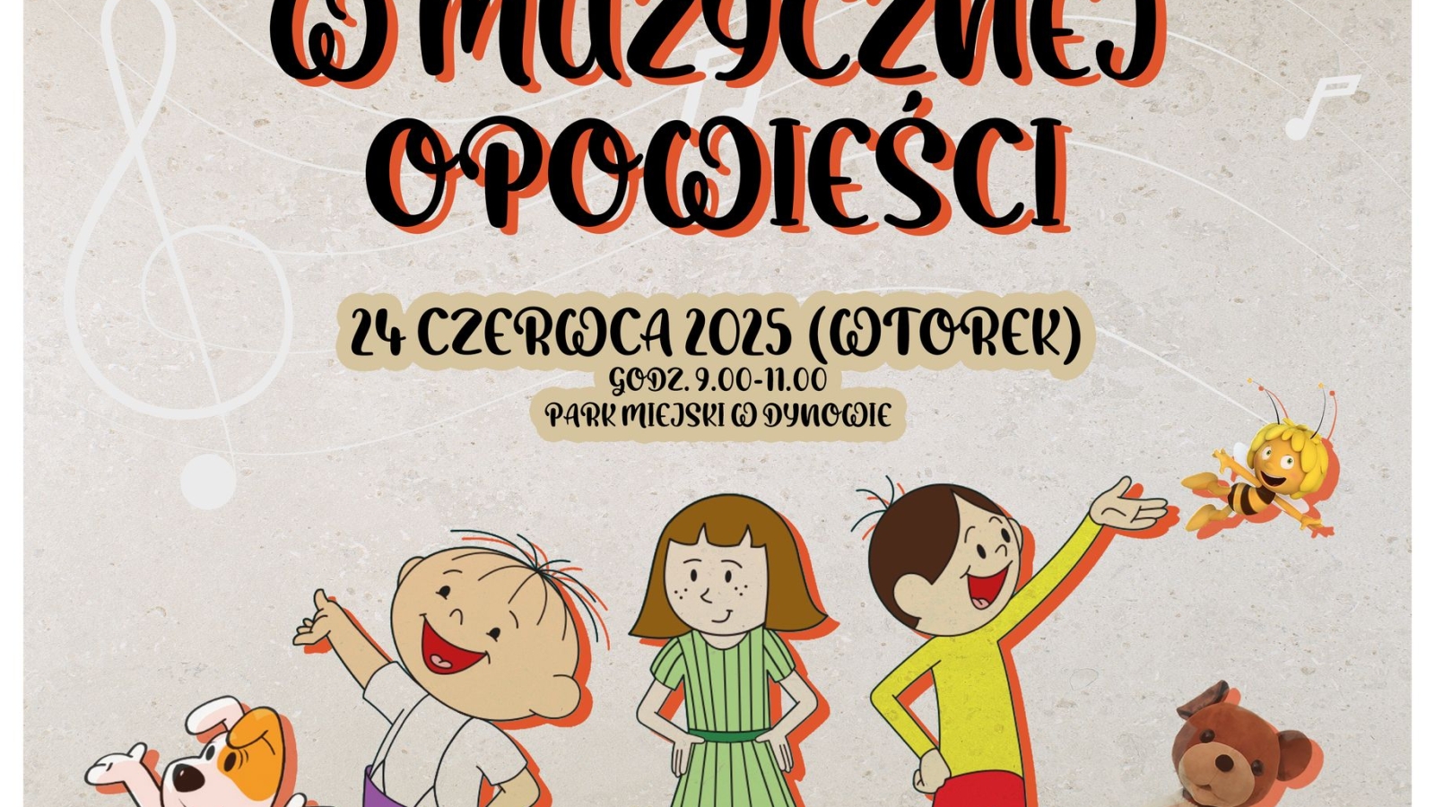 Plakat Muzuczne opowieści po akceptacji