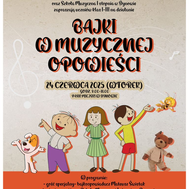 Plakat Muzuczne opowieści po akceptacji