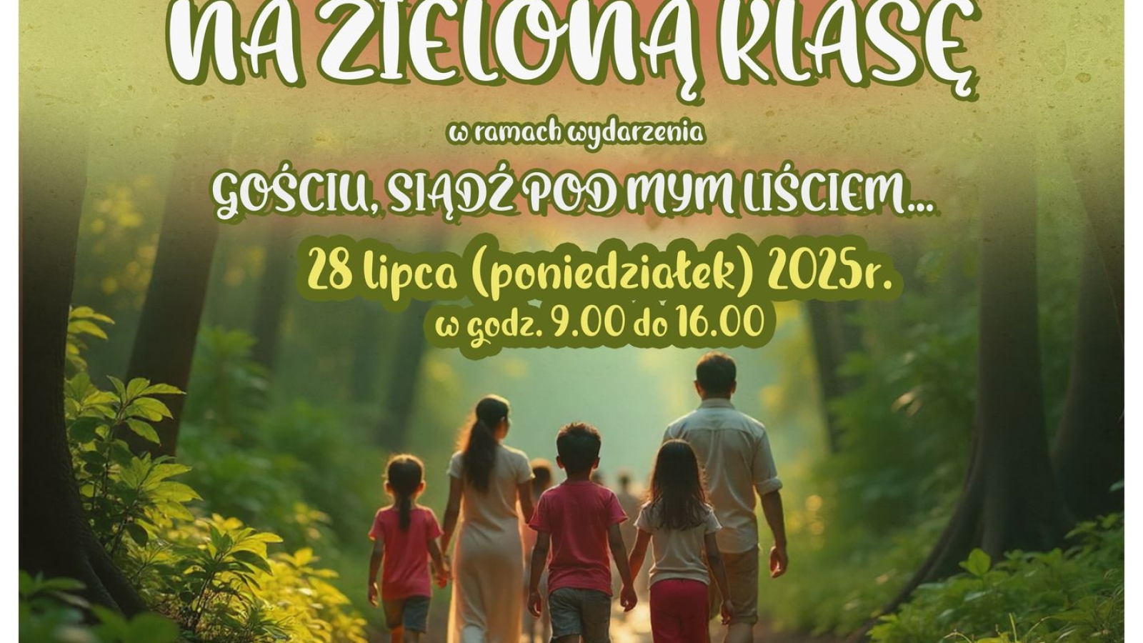 Pieszy rajd plakat