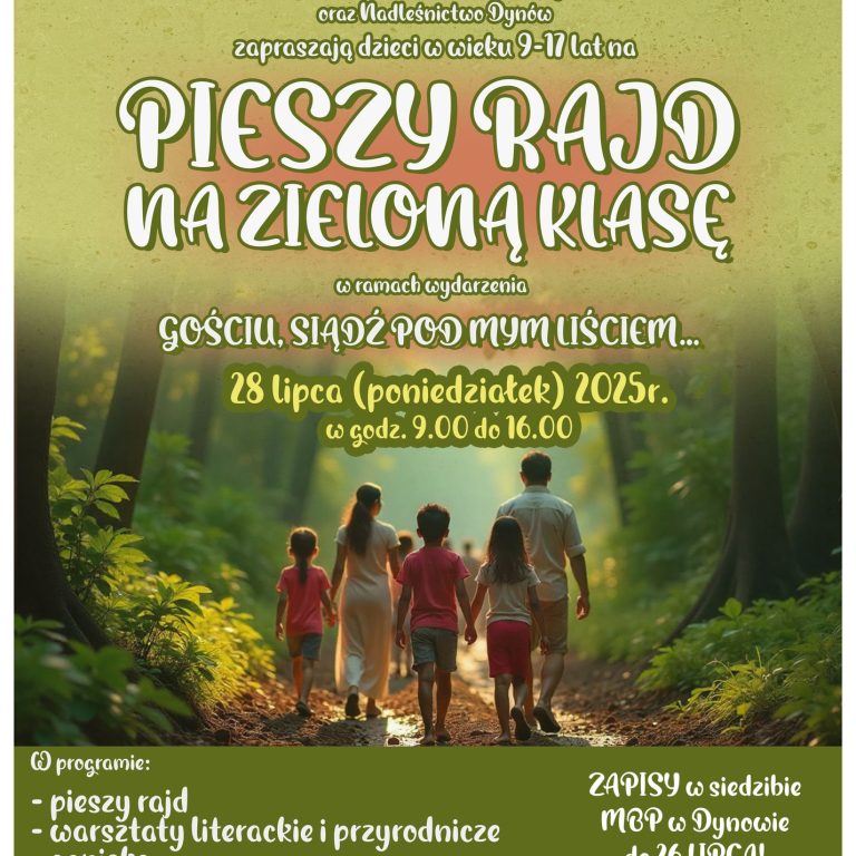 Pieszy rajd plakat