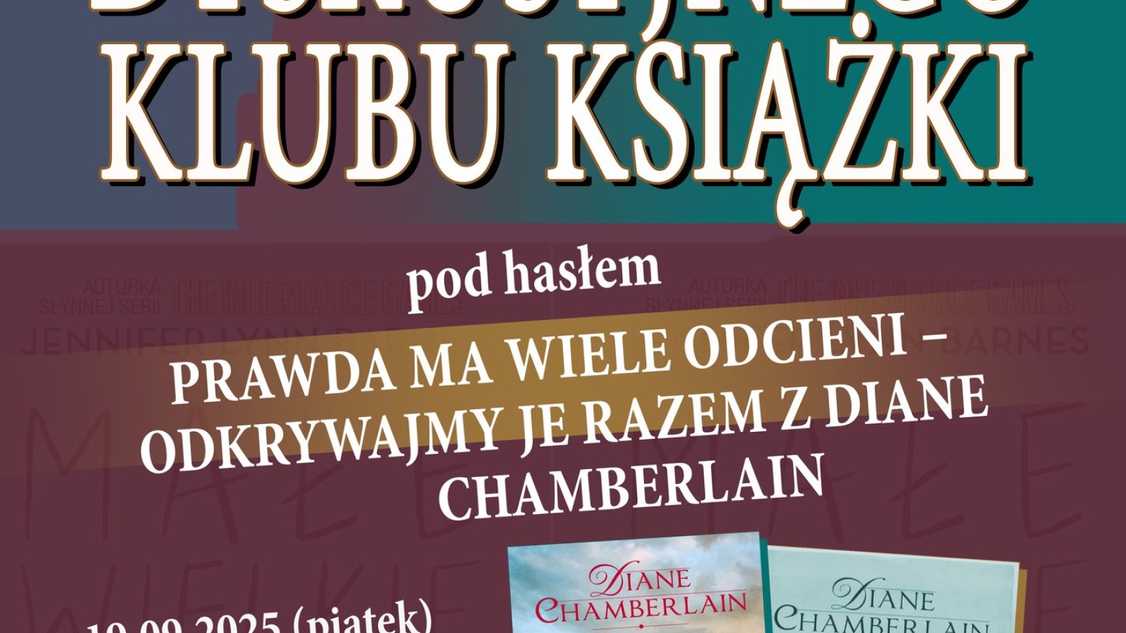 Diane Chamberlain plakat DKK (1)